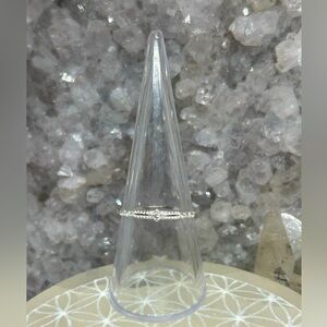 Elegant CZ Stacker Ring 925